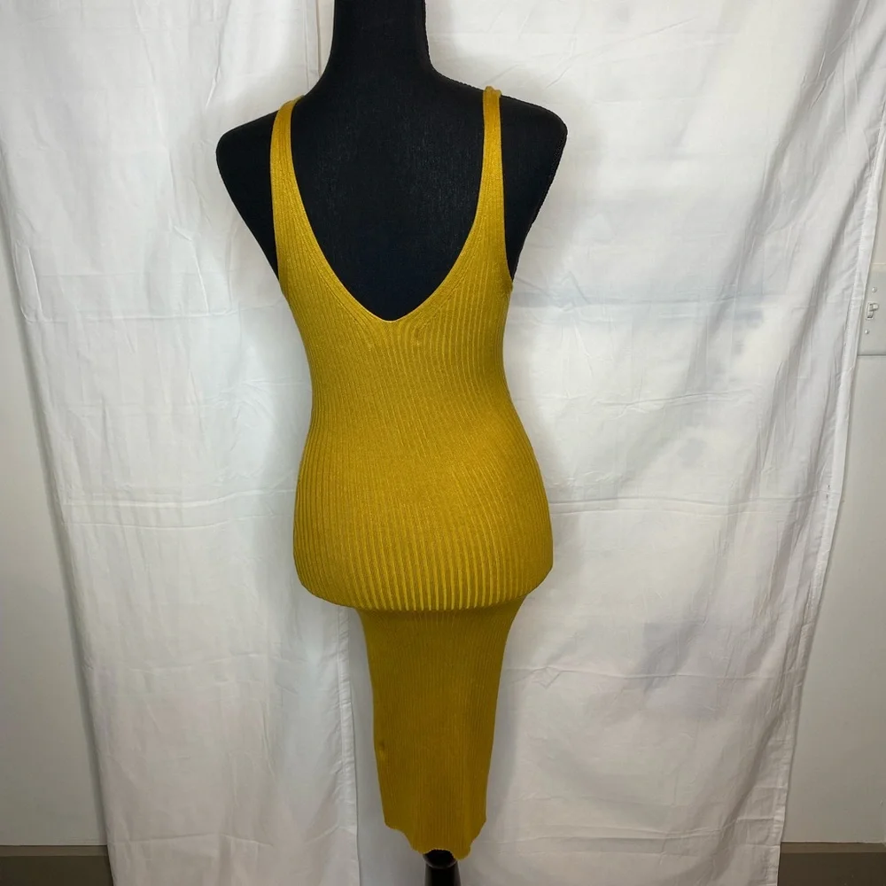 Dirty Mustard Dress - Picture 2 of 5